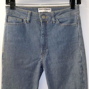 Stripped skinny jeans